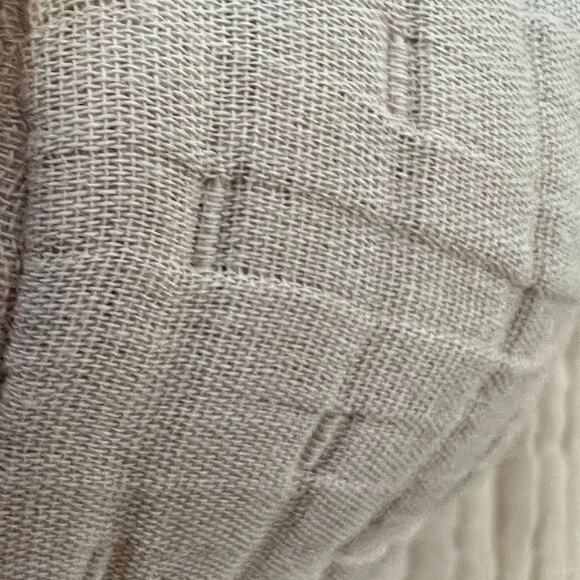 PARACHUTE Pillow Sham Cloud Organic Cotton Set of Two King Tan - Picture 11 of 12